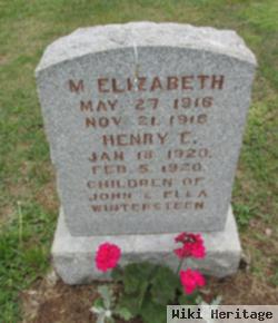 M Elizabeth Wintersteen