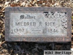 Mildred F. Rice