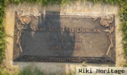 Mary Lou Tate Duncan