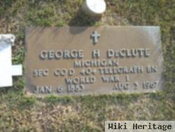 George H Declute