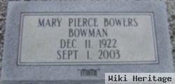 Mary Pierce Bowers Bowman