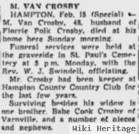 M. Van Crosby