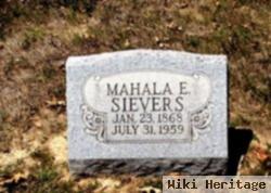 Mahala E. Medley Sievers