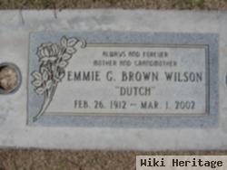 Emmie G "dutch" Brown Wilson