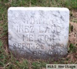 Inez Belle Stricklin Lane Melton