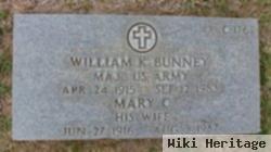 William Kenneth Bunney;