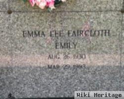 Emma Lee "emily" Faircloth