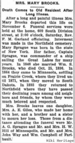 Mary Sprague Brooks