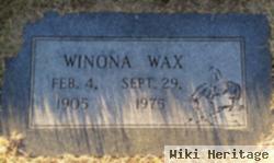 Jessie Winona "nonie" Nelson Wax