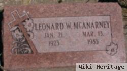 Leonard W Mcanarney