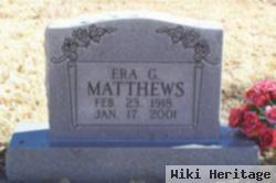 Era G Matthews