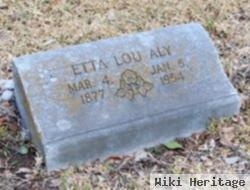 Etta Lou Edmondson Aly