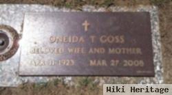 Oneida T. Yeider Goss