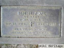 Ben H Pope