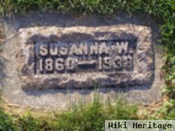 Susanna W. "susie" Lenhoff Buddenberg