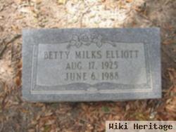 Betty Milks Elliott