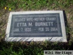 Etta Maxwell Burnett