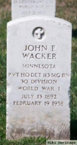 John Peter Wacker