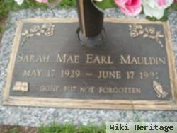 Sarah Mae Earl Mauldin