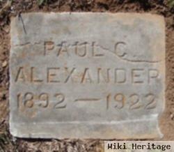 Paul C Alexander