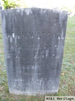 Fannie R Page Watson