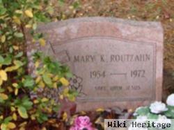 Mary K Routzahn