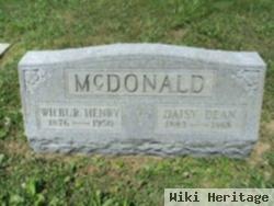 Wilbur Henry Mcdonald