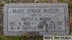 Mary Inman Watson