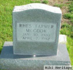 Rhes Farmer Mccook, Jr