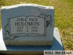 Syble Pace Holomon