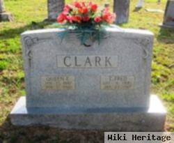 Thomas Frederick "t. Fred" Clark