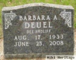 Barbara A Radliff Deuel