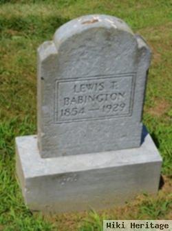 Lewis J Babington