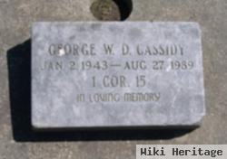 George W D Cassidy