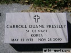 Carroll Duane "c D" Pressley