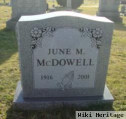 June M. Mcdowell