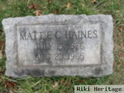 Mattie C Fehr Haines