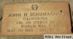 John H Schumacher