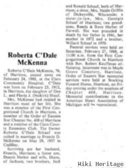 Roberta C. "dale" Mckenna