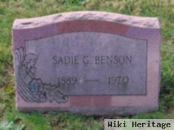 Sadie G. Benson