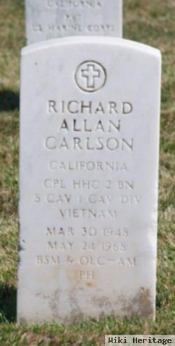 Pfc Richard Allan Carlson