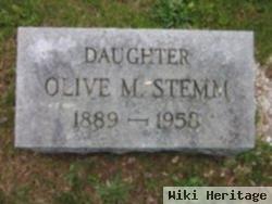 Olive M. Stemm