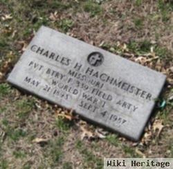 Pvt Charles Henry Hachmeister