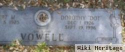 Dorothy Dean "dot" Stone Vowell