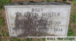 William Owen "billy" Minter, Jr