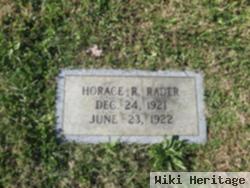 Horace R Rader