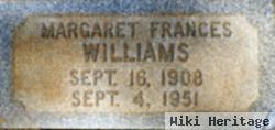 Margaret Frances Mcgaha Williams