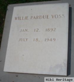 Willie Pardue Voss