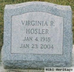 Virginia R Hosler