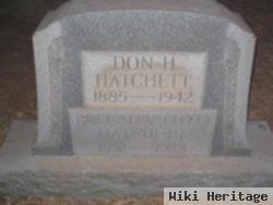 Donald Hampton "don" Hatchett